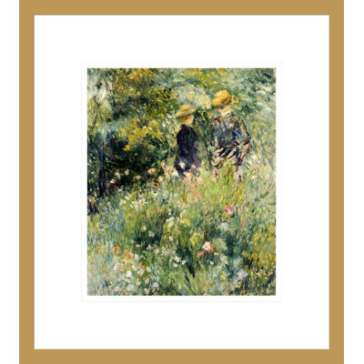 «Conversation» par Pierre-Auguste Renoir, impression giclée sur cadre