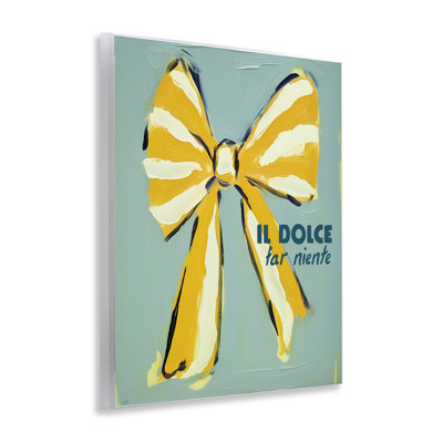 Relaxing Italian Phrase Wall Plaque, design by Lux + Me Designs