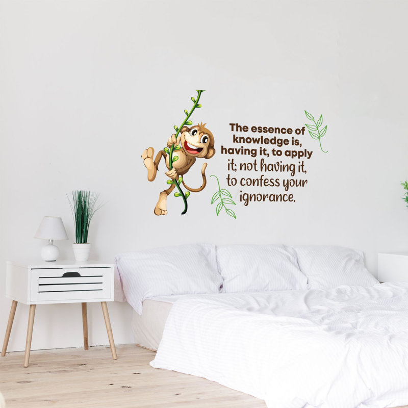 Text & Numbers Wall Decal, 15" H x 30" W x 0.05" D