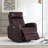 Corvin Genuine Leather Swivel Power Recliner-1570219393