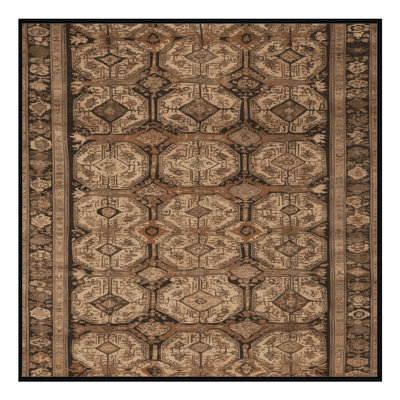 Machine Washable Turkish Brown Area Rug