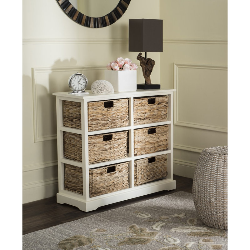 Antaqui Accent Cabinet, Distressed White