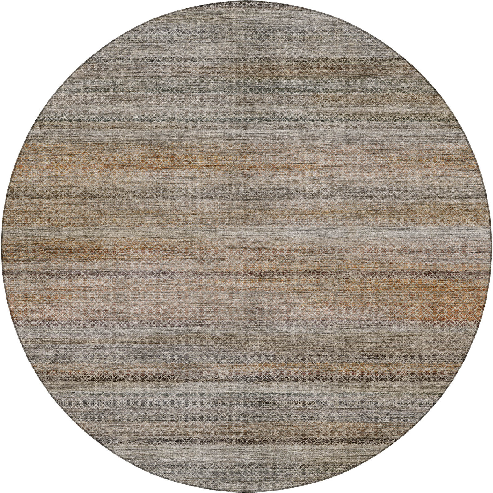 Rug, 8' Round, Khaki