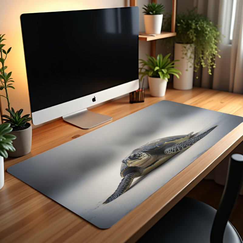 Polyester Desk Pad, 31.5x15.5