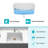 Quartz Kitchen Sink - Granite Composite Drop-In Single Bowl Kitchen Sink