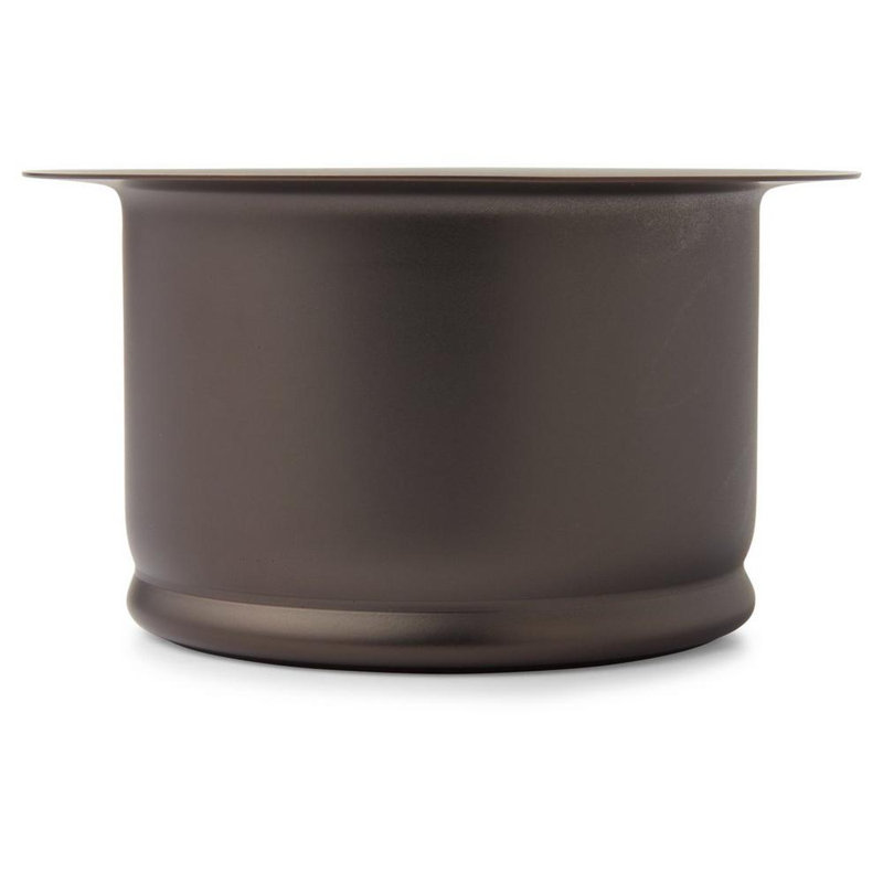 Bride et bouchon pour poubelle de cuisine 3-1 / 2 po, Bronze huilé
