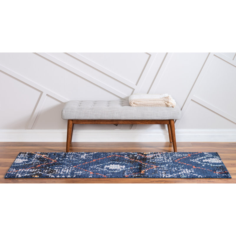 Geometric Indoor Rug, Runner 2'2" x 6'1"