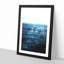 Blue Whale - Picture Frame Graphic Art Print-56862497-56862492