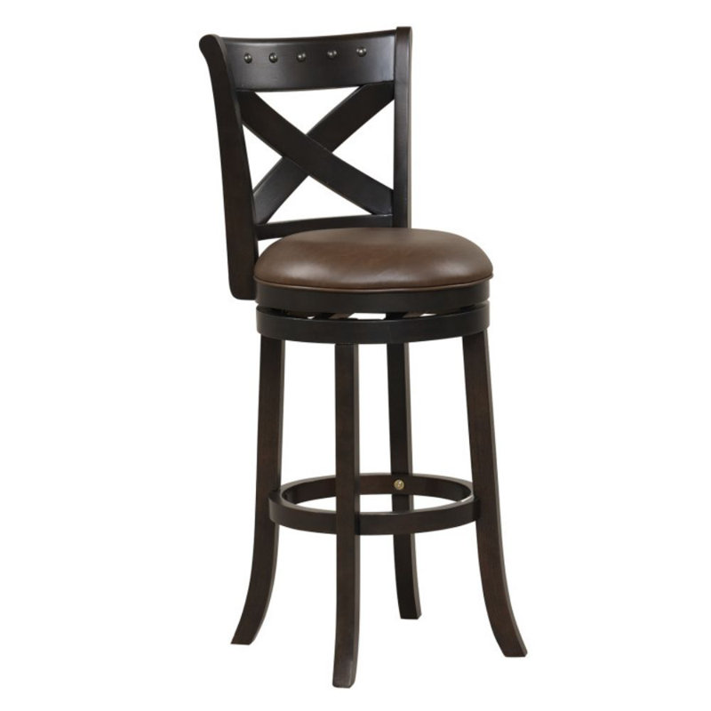 Tabouret de bar pivotant 31 po Brunetto, Bar Stool (31" Seat Height)