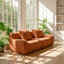 Canapé modulaire en tissu Teddy l 82,7 po x P 40,9 po x H 27,9 po Elysium