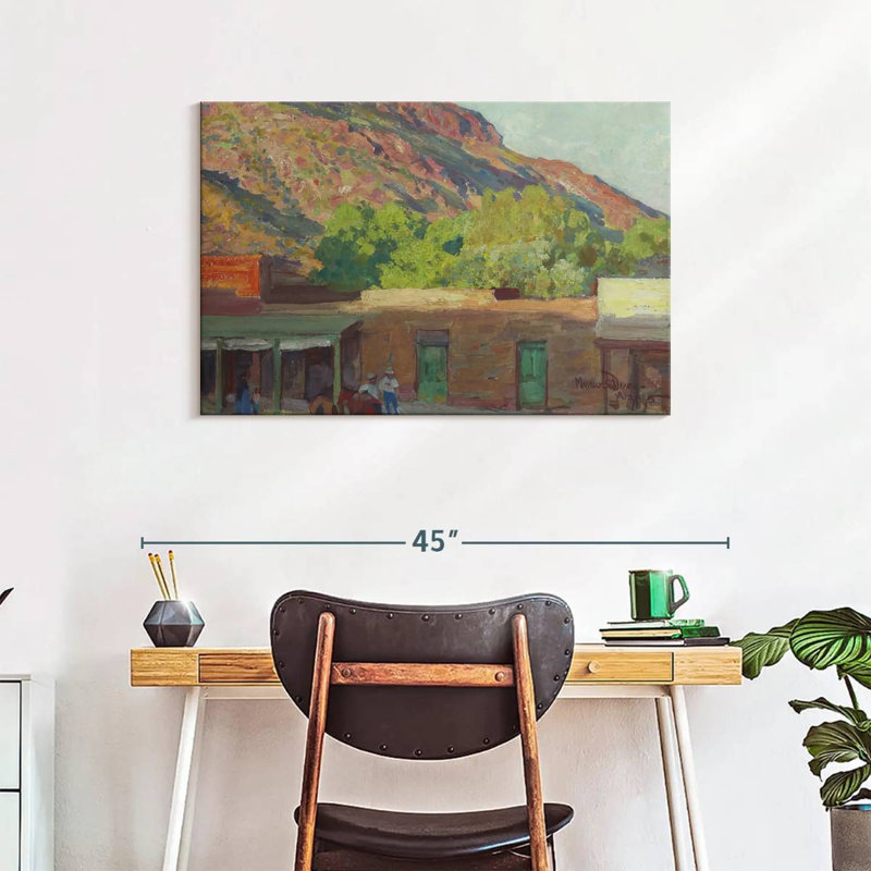 Lelar Adobe Town 1915, 24" H x 36" W