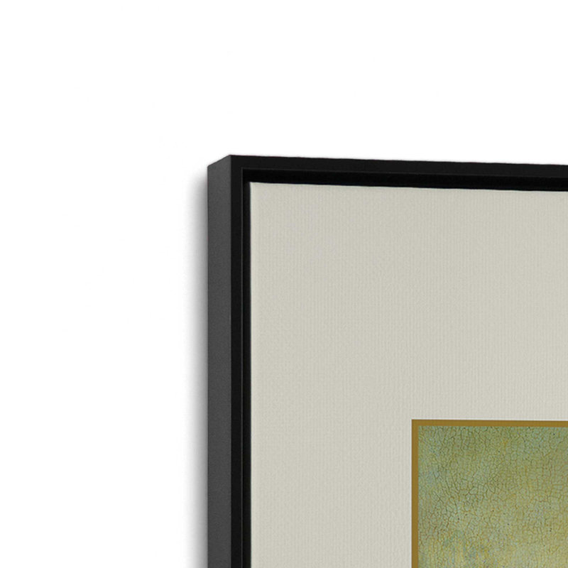 «Mona Lisa» par Leonardo Da Vinci, Cadre flottant noir satiné, H 30,75 po x l 20,75 po