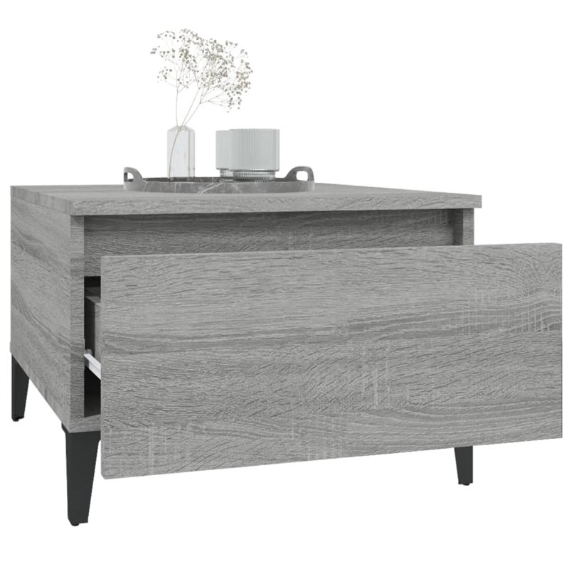Leefke Side Table, Grey Sonoma