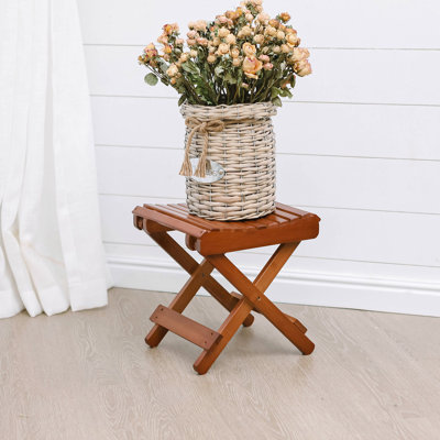 Andretti Solid Wood Accent Stool