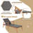 Deedrick Outdoor Metal Chaise Lounge-1057005375