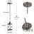Hellwig 1 - Light Silver Single Pendant