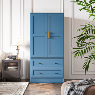 Chic Cove Shaker 2-Door Cabinet with Drawers
