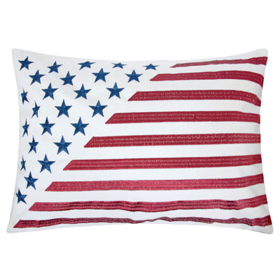 Decosta Embroidered Feather Throw Pillow