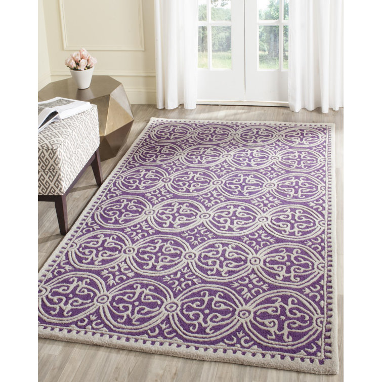 Geometric Wool Hand Woven Area Rug