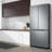 Samsung 25 cu. ft. 33" 3-Door French Door Refrigerator with Beverage Center in Fingerprint Resistant Stainless Steel