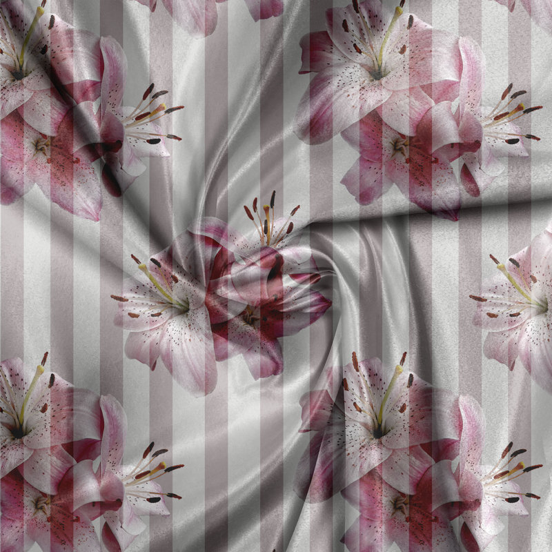 Chesaning Polyester Semi Sheer Curtain Pair