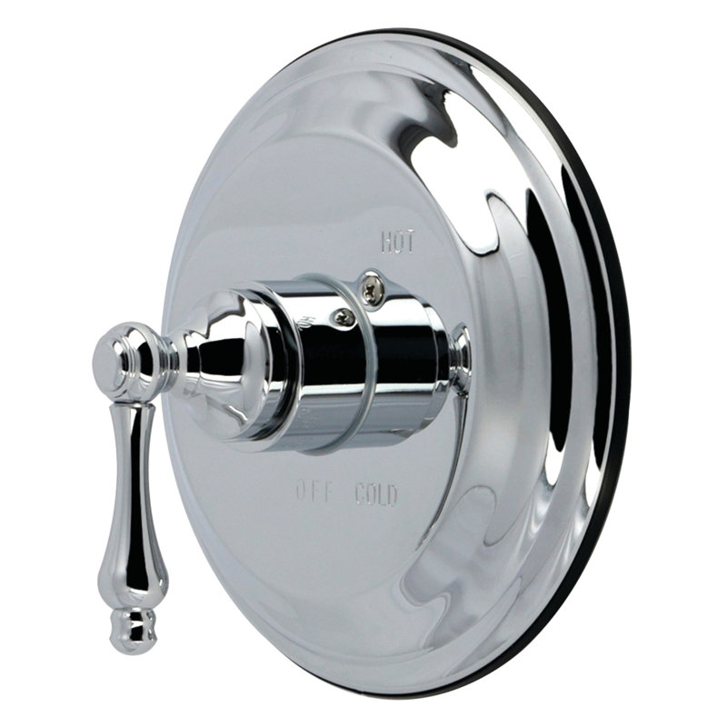 Ensemble robinet de douche Kingston Brass Restoration à poignée unique et garniture équilibrée - Robinet inclus