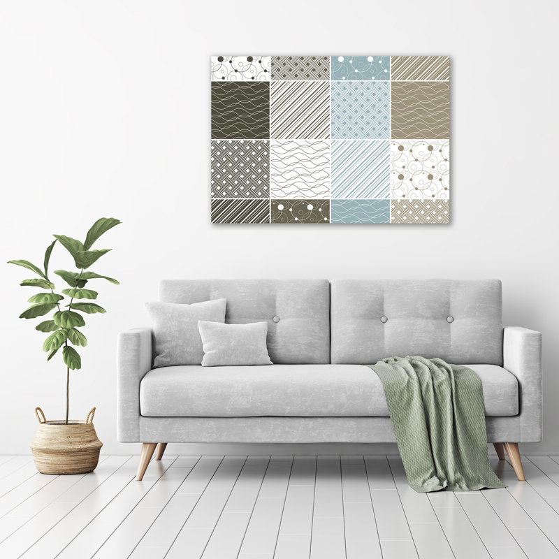 Geometric Patterns - Wrapped Canvas Print