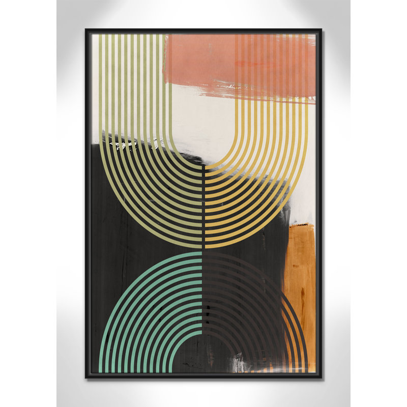 «Bolded II» par Isabelle Z, Toile avec cadre, 25.5'' W x 37.5'' H, Cadre flottant noir