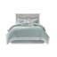 Ensembles de literie en coton surdimensionnés, jacquard de bord de mer turquoise pour la maison