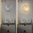 15" Flush Mount Light Remote Control Modern Moon Surface LED Ceiling Light - Dimmable-536778900