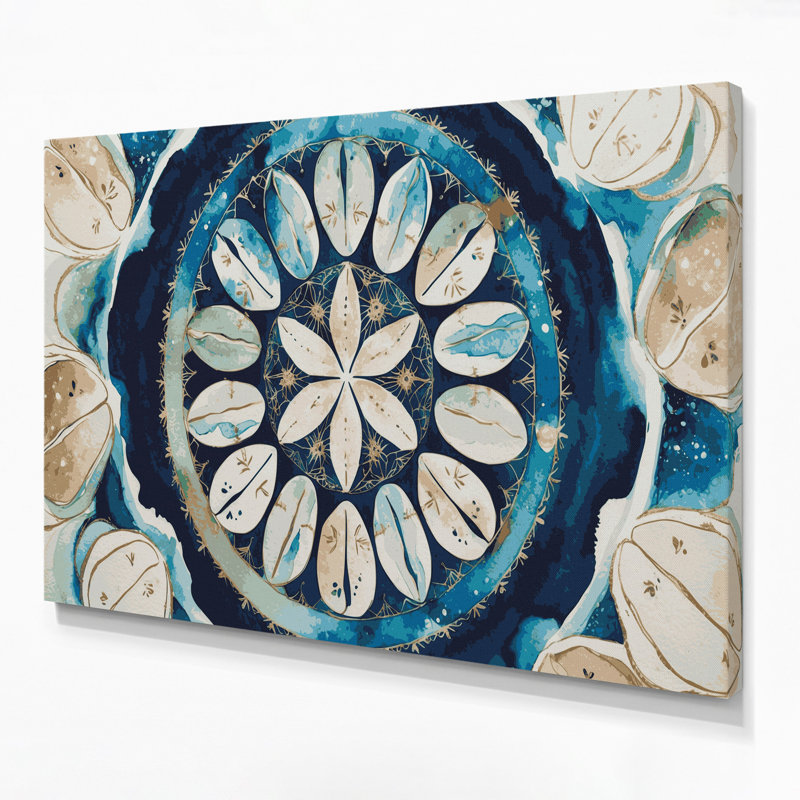 Art mural gris sur toile Coastal Sand, H 11 po x l 14 po