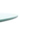 Padmukh Round Tempered Glass Table Top Clear Glass Round Polished Edge -283855453