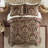 Croscill Julius Burgundy Chenille Jacquard 4-Piece Cal King Comforter Set-86719301-89157470