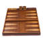 Ensemble de jeu de backgammon et de dames en teck