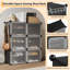 24 Pair Shoe Storage Cabinet-2056218656