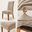 Housses en velours extensible pour chaises surdimensionnées