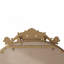 Miroir arqué 58 po x 24 po avec applique rétro sculptée-1081621183