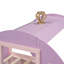 Lit simple de style princesse avec couronne-1716793174