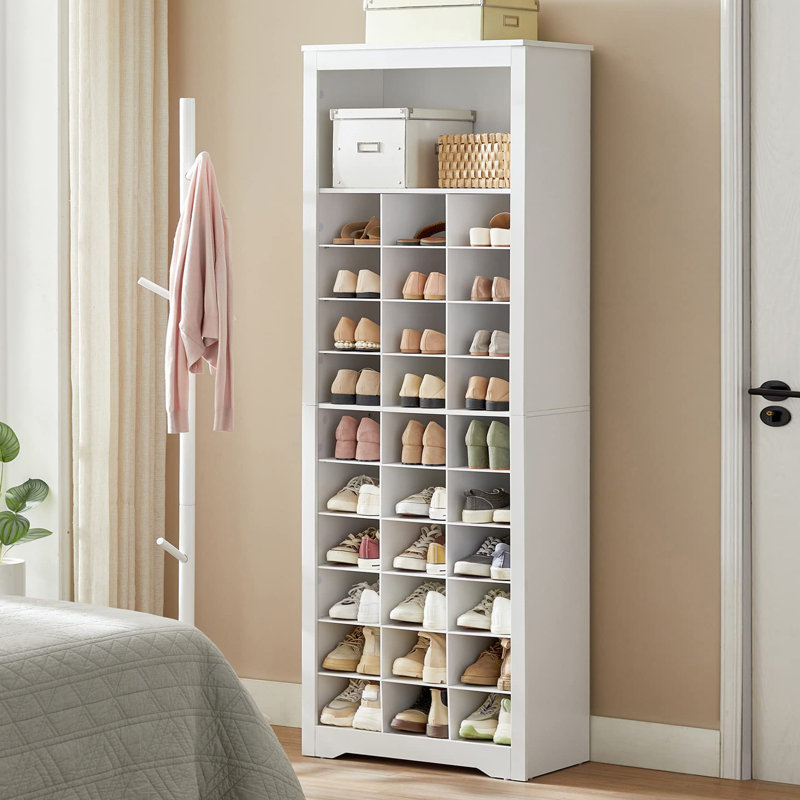 Range-chaussures 10 niveaux, Noyer rustique