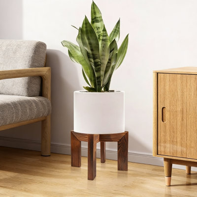 Large Wood Plant Stand Indoor Outdoor Sturdy Flower Pot Holder