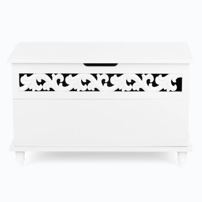 Hudnell Upholstered Bench with Flip Top