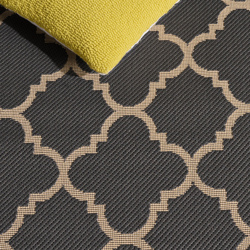 Tapis d'intérieur / extérieur à motif géométrique Herefordshire Performance, Tapis de couloir 2 pi 3 po x 6 pi 7 po