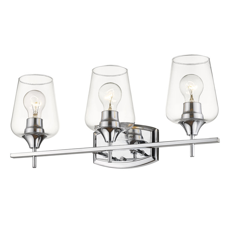 Dahlya 3 - Light Dimmable Vanity Light, Chrome