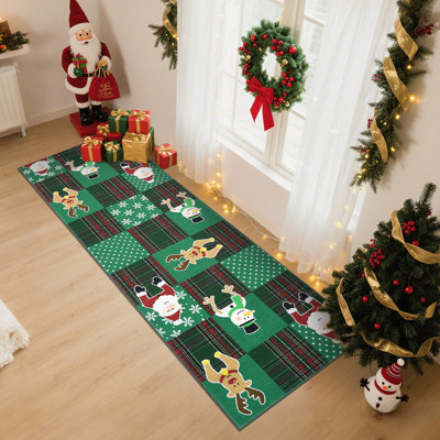 Tapis de Noël pour le salon de Noël, tapis mignons et doux en forme de cerf pour la chambre de bébé