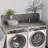 Laundry Washer Dryer Countertop Organizer Double Layer Mdf Shelf With Waterproof Surface-120098604