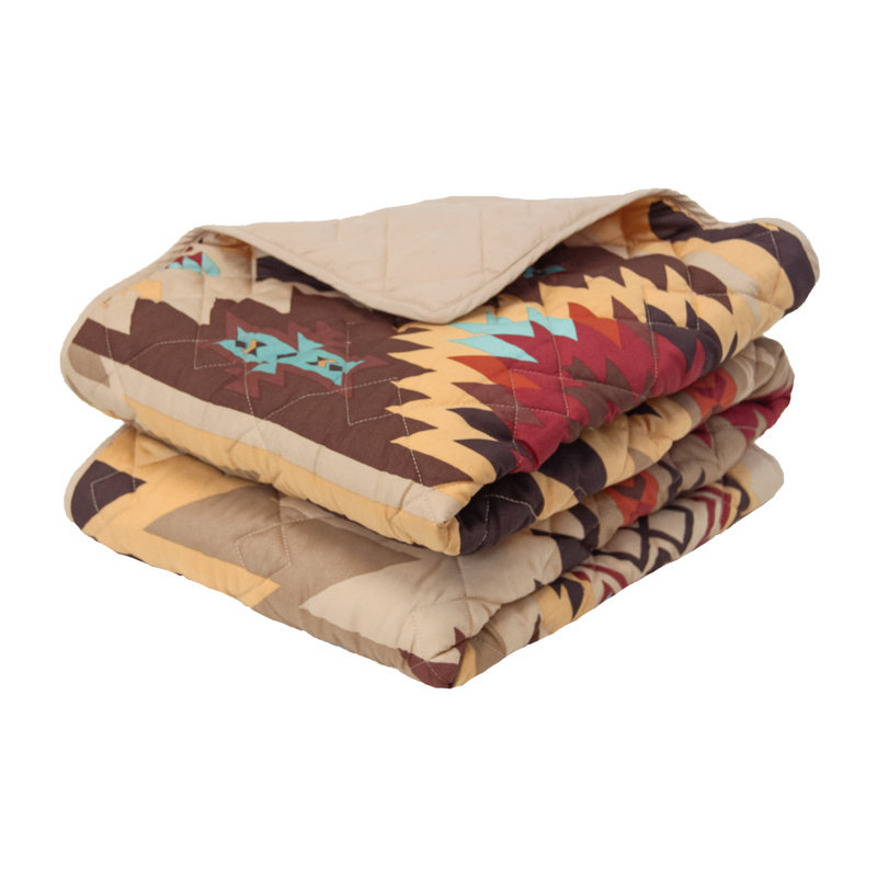 Donna Sharp Sand Dune Lightweight Quilted Throw Blanket