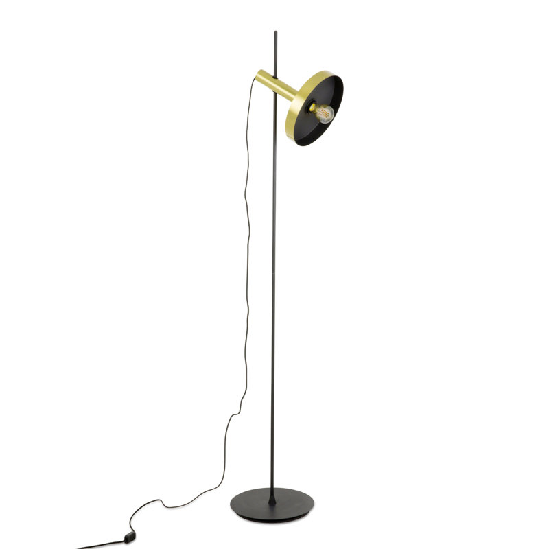 Whizz Floor Lamp, Satin Gold
