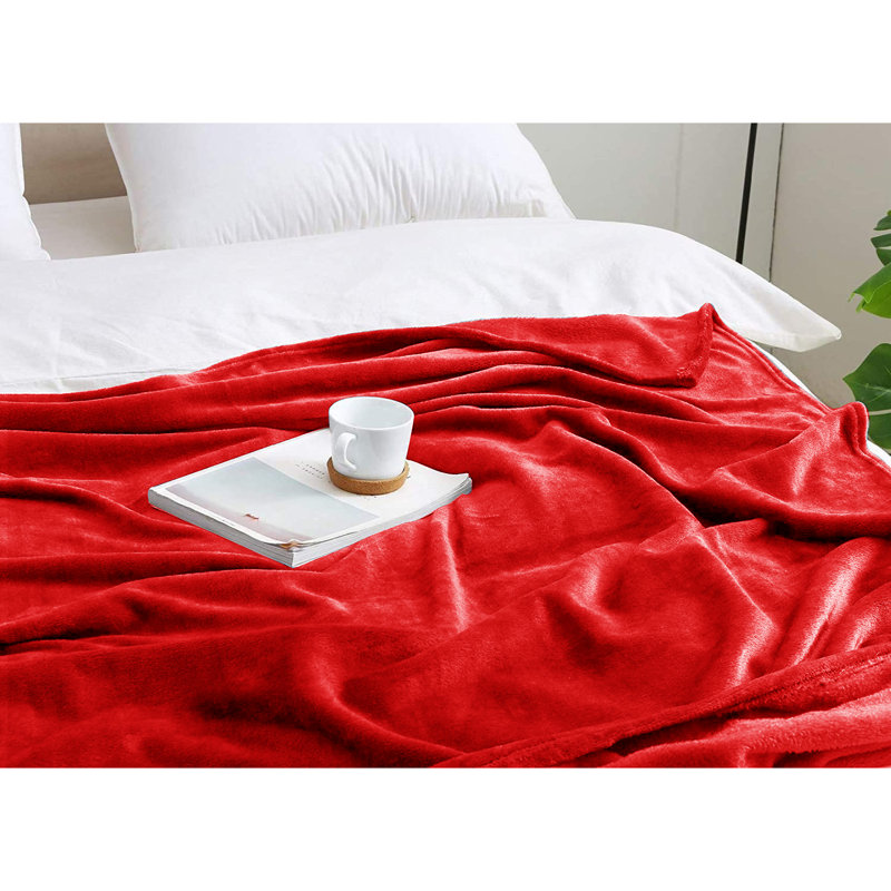 Papillon Throw Blanket, W150cm x L200cm, Red