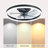 Draquan Ceiling Fan with LED Lights-1837668311