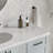 ARIEL Kellie 55 Single Sink Bathroom Vanity with Italian Carrara Marble Top-99405125